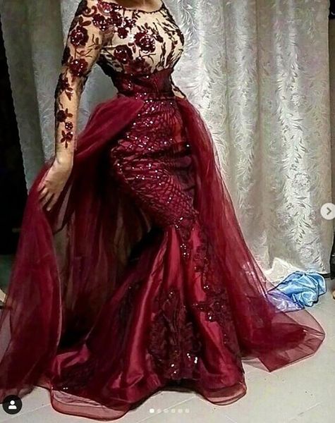 detachable train evening dress full sleeve burgundy special occasion party dress vestido largo islamic dubai evening gown prom, Black;red
detachable train evening dress full sleeve burgundy special occasion party dress vestido largo islamic dubai evening gown prom, Black;red