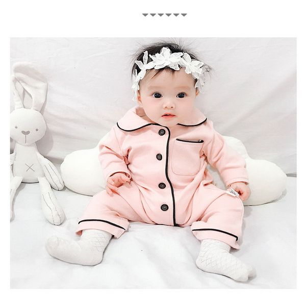 2021 new spring korean style baby girl boy romper pink long sleeves jumpsuit new born clothes e010, Blue
2021 new spring korean style baby girl boy romper pink long sleeves jumpsuit new born clothes e010, Blue