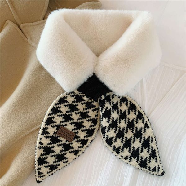 designer ins winter literature style soft and delicate plush scarf versatile warm imitation rabbit hair fake collar girl, Blue;black
designer ins winter literature style soft and delicate plush scarf versatile warm imitation rabbit hair fake collar girl, Blue;black