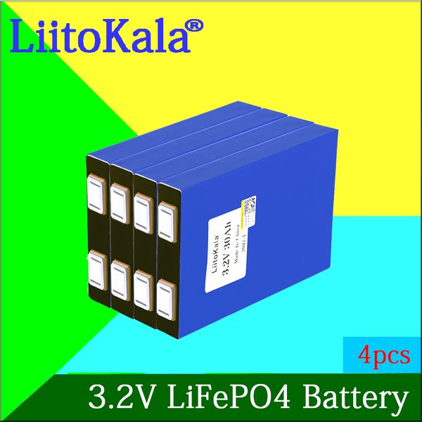 4pcs liitokala lifepo4 3.2v 30ah 5c battery lithium bateria for diy 12v e-bike e scooter wheel chair agv car golf carts
4pcs liitokala lifepo4 3.2v 30ah 5c battery lithium bateria for diy 12v e-bike e scooter wheel chair agv car golf carts