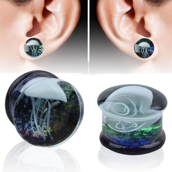 other hand made glass jellyfish ear gauge plug saddle expander stretcher mix designs body piercing jewelry 6-16mm, Slivery;golden
other hand made glass jellyfish ear gauge plug saddle expander stretcher mix designs body piercing jewelry 6-16mm, Slivery;golden