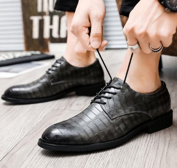 dress shoes pu leather mens man formal lace-up business men male vintage driving zapatos de hombres personlizar m1190, Black
dress shoes pu leather mens man formal lace-up business men male vintage driving zapatos de hombres personlizar m1190, Black