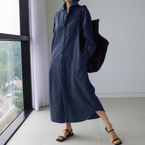 zanzea women long shirt dress fashion autumn denim blue sundress buttons casual lapel neck long sleeve belted vestidos kaftan, Black;gray
zanzea women long shirt dress fashion autumn denim blue sundress buttons casual lapel neck long sleeve belted vestidos kaftan, Black;gray