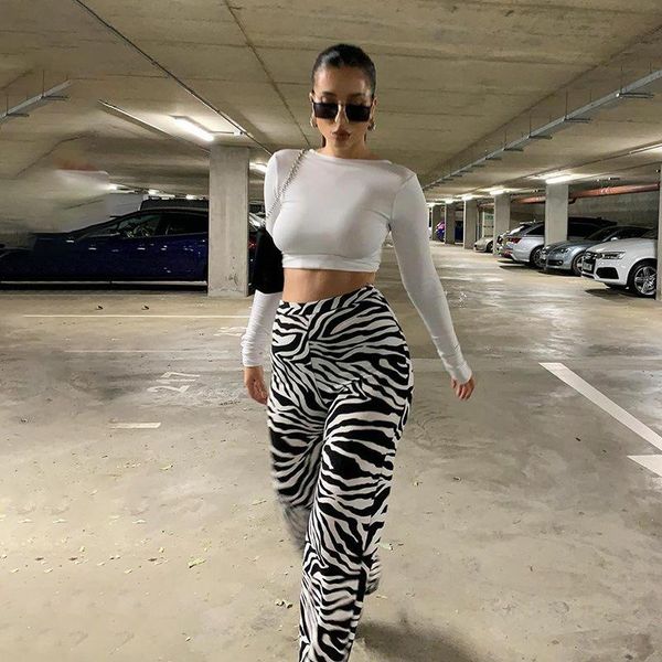 women's pants & capris 2021 fashion zebra print women casual trousers high waist wide leg autumn female streetwear ropa mujer, Black;white
women's pants & capris 2021 fashion zebra print women casual trousers high waist wide leg autumn female streetwear ropa mujer, Black;white