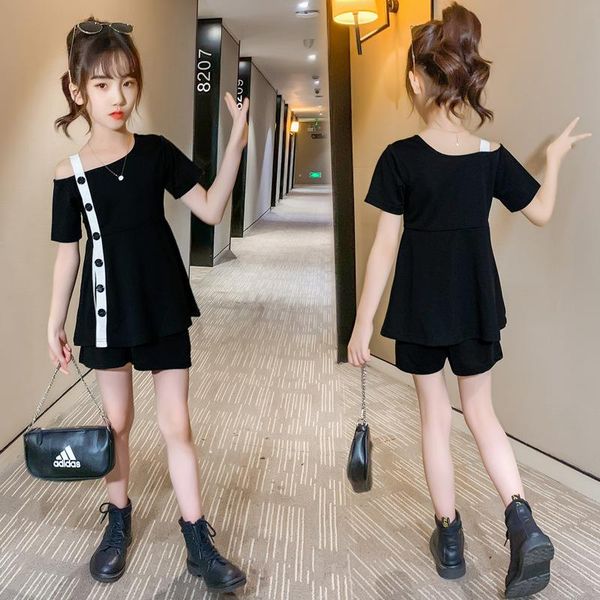 2021 summer girls clothes set children short sleeve t-shirts+shorts 2pcs kids teenager girls suit tracksuit 4 6 8 10 12 13 years, White
2021 summer girls clothes set children short sleeve t-shirts+shorts 2pcs kids teenager girls suit tracksuit 4 6 8 10 12 13 years, White