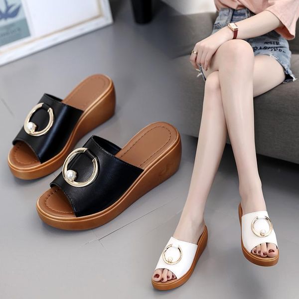 slippers the fashion of spring with open toe and ankle sloping heels in solid color is comfortable simple for ladies, Black
slippers the fashion of spring with open toe and ankle sloping heels in solid color is comfortable simple for ladies, Black