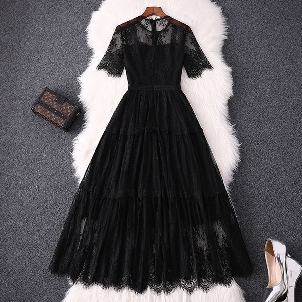 casual dresses summer women vintage lace gothic party hollow out black short sleeve plus size5xl vestidos y158 1jms, Black;gray
casual dresses summer women vintage lace gothic party hollow out black short sleeve plus size5xl vestidos y158 1jms, Black;gray