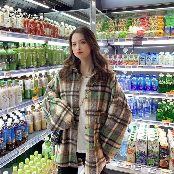 plaid lapel autumn shirt woman fashion puff sleeve loose single breasted shirt ladies simple slim pocket women 2021, White
plaid lapel autumn shirt woman fashion puff sleeve loose single breasted shirt ladies simple slim pocket women 2021, White