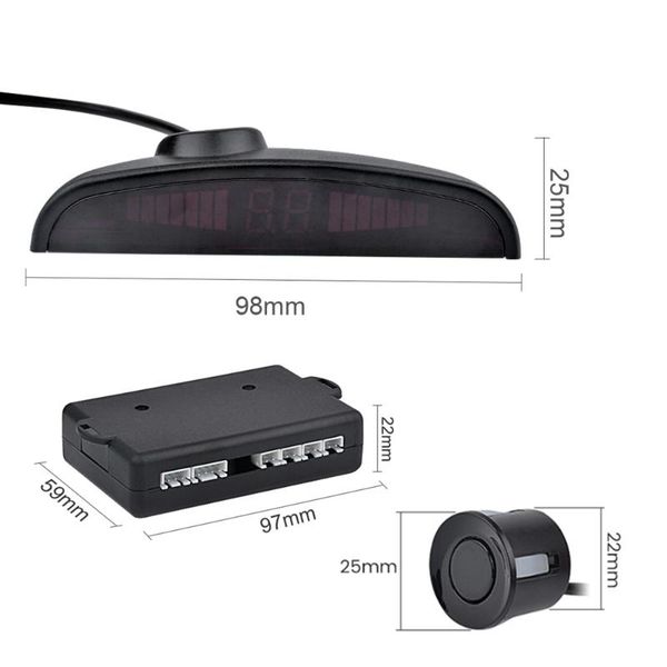 car rear view cameras& parking sensors parktronic automatic led sensor with 4 reverse backup radar monitor detector system display
car rear view cameras& parking sensors parktronic automatic led sensor with 4 reverse backup radar monitor detector system display