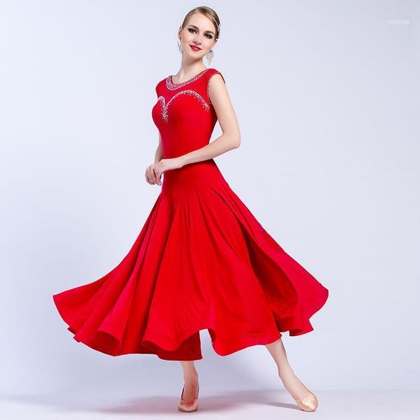 the national standard modern dance clothing big pendulum dress practice ballroom dancing waltz-m17271, Black;red
the national standard modern dance clothing big pendulum dress practice ballroom dancing waltz-m17271, Black;red