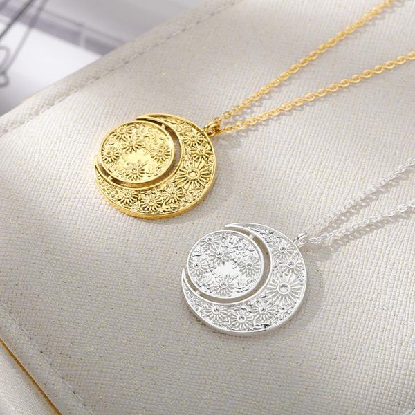 pendant necklaces golden sun moon necklace silver clavicle for women ins style ladies jewelry collares
pendant necklaces golden sun moon necklace silver clavicle for women ins style ladies jewelry collares