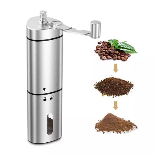 2021 new portable stainless steel grinder adjustable handheld beans grinders hand-washable coffee machine yoyx
2021 new portable stainless steel grinder adjustable handheld beans grinders hand-washable coffee machine yoyx