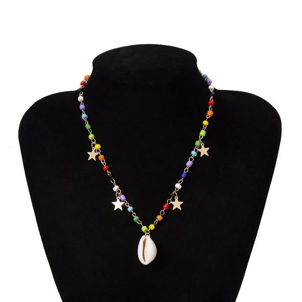 pendant necklaces wholesale 5 shell star color beaded necklace girl lady sweet romantic classic jewelry 2021, Silver
pendant necklaces wholesale 5 shell star color beaded necklace girl lady sweet romantic classic jewelry 2021, Silver