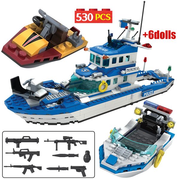 691PCS DIY SWAT Car Building Blocks City Police Station Helicopter Boat Vehicle Figures Bricks Toys for Childre
691PCS DIY SWAT Car Building Blocks City Police Station Helicopter Boat Vehicle Figures Bricks Toys for Childre