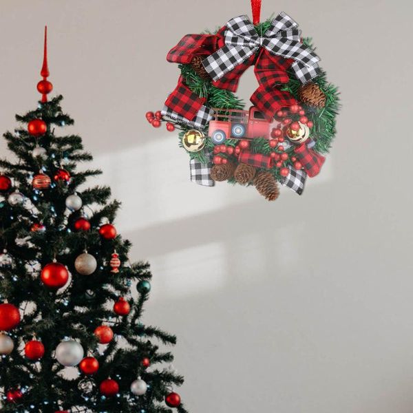party favor christmas wreath decoration simulation garland window door hanging props
party favor christmas wreath decoration simulation garland window door hanging props