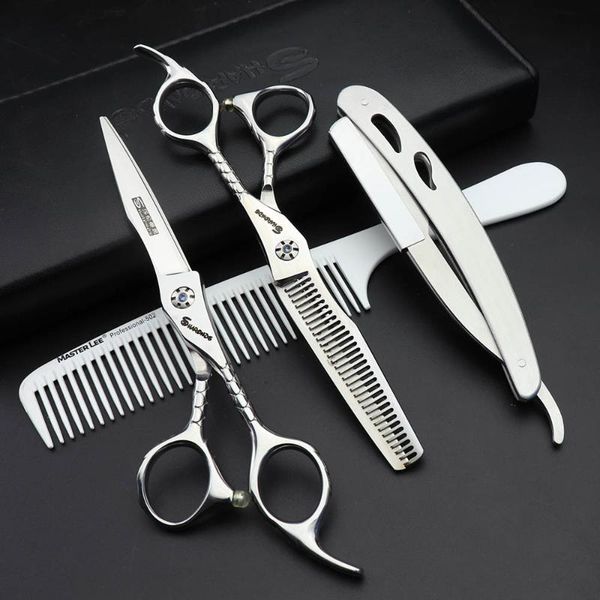 hair scissors chunker japan 440c barber razor set haircuts 6 inch salon special professional modeling tools
hair scissors chunker japan 440c barber razor set haircuts 6 inch salon special professional modeling tools