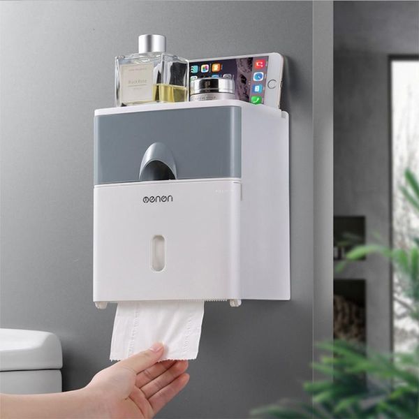 toilet paper holders large-capacity box wall-mounted double-layer bathroom shelf window creative tissue waterproof roll
toilet paper holders large-capacity box wall-mounted double-layer bathroom shelf window creative tissue waterproof roll
