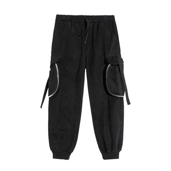 men's pants hop hip harem men streetwear joggers high street casual ribbon pockets male black harajuku wb027
men's pants hop hip harem men streetwear joggers high street casual ribbon pockets male black harajuku wb027