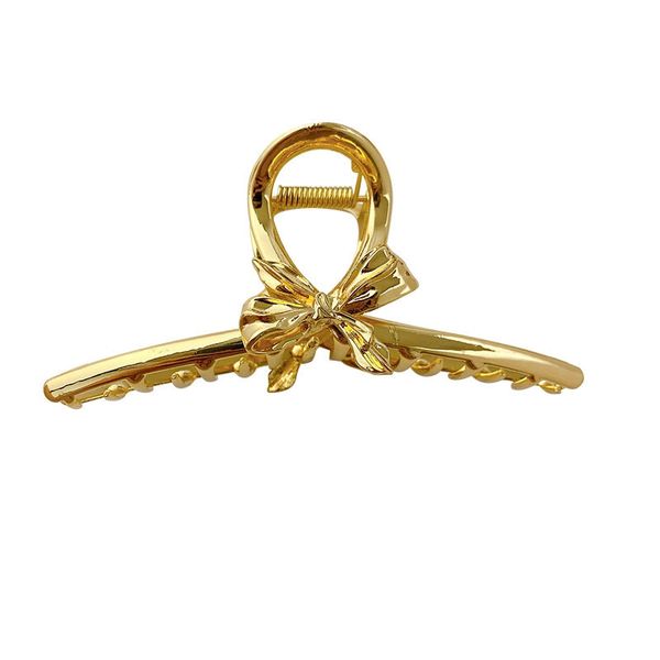 Large Bow Knot Ribbon Cross Hair Clamps Women Alloy Scrunchies Ponytail Claw Clip Korean Female Bath Wash Hairpins Head Jewelry Accessories, Slivery;golden
Large Bow Knot Ribbon Cross Hair Clamps Women Alloy Scrunchies Ponytail Claw Clip Korean Female Bath Wash Hairpins Head Jewelry Accessories, Slivery;golden