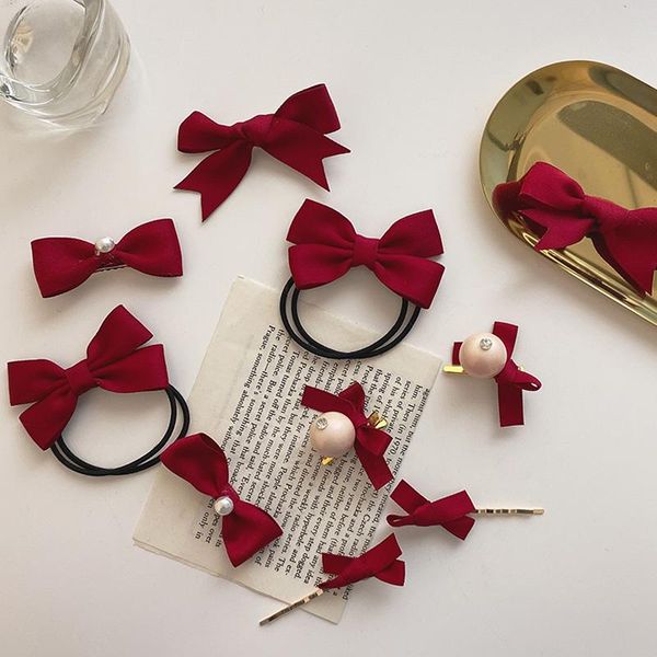 2021 new children cute red tie bow pearl ornament hair clips girls lovely scrucnhies rubber bands kids hairpins hair accessories, Slivery;white
2021 new children cute red tie bow pearl ornament hair clips girls lovely scrucnhies rubber bands kids hairpins hair accessories, Slivery;white