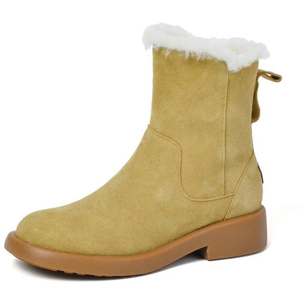 boots fashion high-quality cowhide velvet warm snow classic round toe zipper thick-soled anti-skid winter outdoor, Black
boots fashion high-quality cowhide velvet warm snow classic round toe zipper thick-soled anti-skid winter outdoor, Black