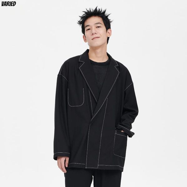 men's suits & blazers xs-6xl 2021 men women's clothing catwalk open line silhouette off shoulder loose suit coat plus size costume, White;black
men's suits & blazers xs-6xl 2021 men women's clothing catwalk open line silhouette off shoulder loose suit coat plus size costume, White;black