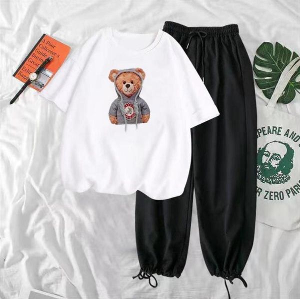 women's t-shirt kawaii pajamas sweetheart loungewear home clothes print sleep + trousers nightie homewear sleepwear woman sets pants, White
women's t-shirt kawaii pajamas sweetheart loungewear home clothes print sleep + trousers nightie homewear sleepwear woman sets pants, White