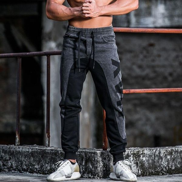 men's pants comfortable gym muscle training fashionable and handsome color contrast casual, Black
men's pants comfortable gym muscle training fashionable and handsome color contrast casual, Black