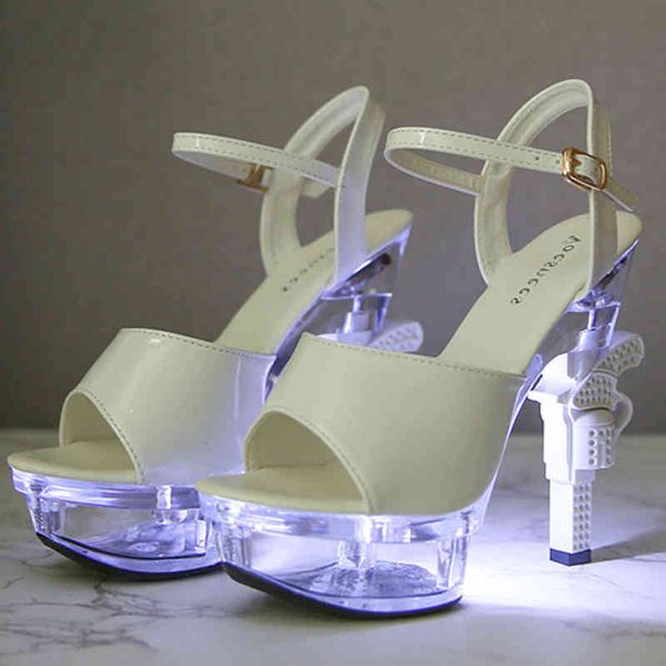dress shoes large size 34-43 sandals high heel 14cm light women's pole dancing party model catwalk fashion brand gun shoes 07g5, Black
dress shoes large size 34-43 sandals high heel 14cm light women's pole dancing party model catwalk fashion brand gun shoes 07g5, Black
