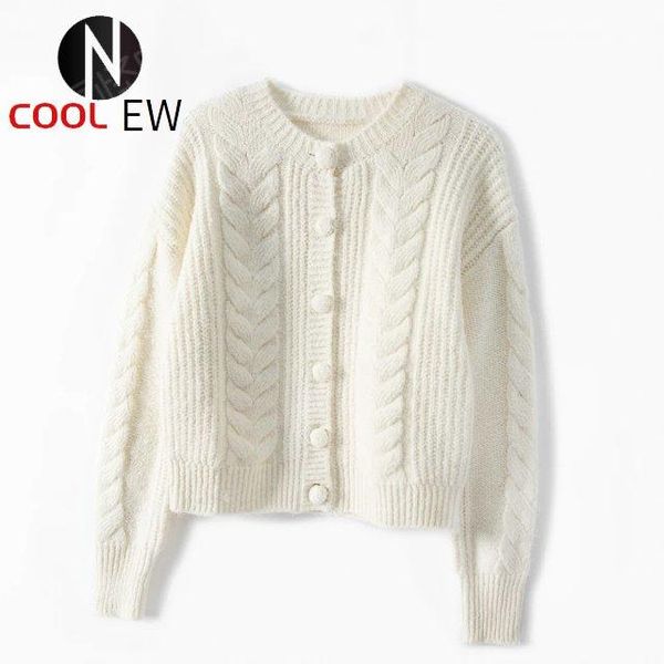 women's knits & tees elfbop ladies o neck long sleeve wool blend knitting cardigan jumper - women/female knit alpaca sweater top, White
women's knits & tees elfbop ladies o neck long sleeve wool blend knitting cardigan jumper - women/female knit alpaca sweater top, White
