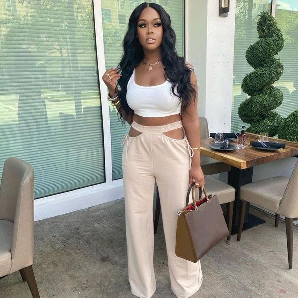 women's pants & capris women high waist casual wide leg long solid color hollow out elastic trousers pantalon pour femme, Black;white
women's pants & capris women high waist casual wide leg long solid color hollow out elastic trousers pantalon pour femme, Black;white