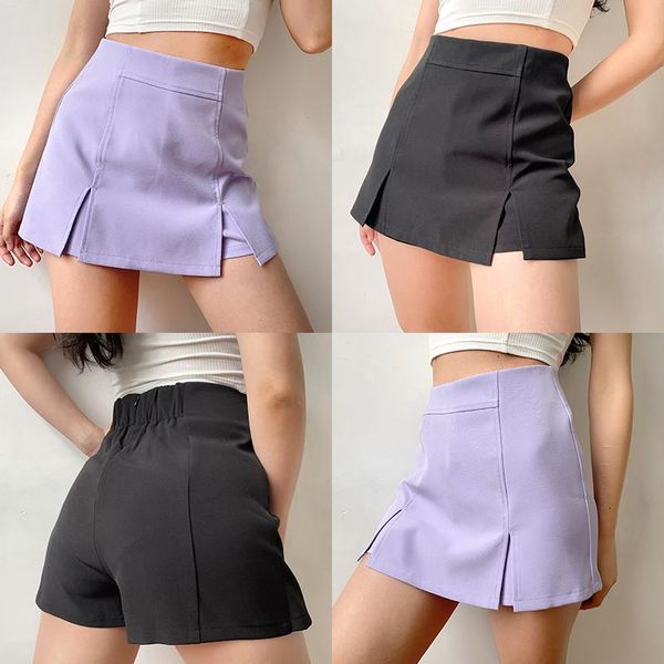 skirts women mini bodycon purple skirt summer fashion with front split, Black
skirts women mini bodycon purple skirt summer fashion with front split, Black