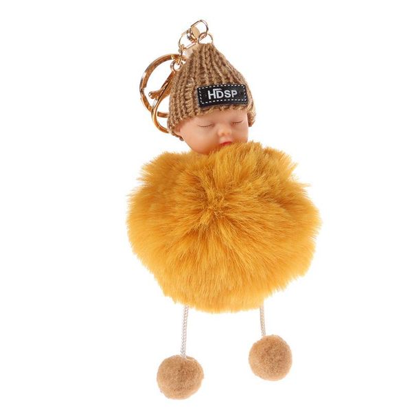 keychains cute multi-color sleep doll shape hair ball pendant keychain personality car handbag decorative fashion, Silver
keychains cute multi-color sleep doll shape hair ball pendant keychain personality car handbag decorative fashion, Silver