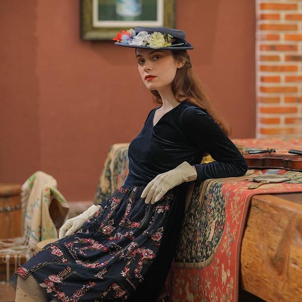 casual dresses lynette's chinoiserie autumn winter original design women mori girls vintage exquisite beading embroidery navy blue, Black;gray
casual dresses lynette's chinoiserie autumn winter original design women mori girls vintage exquisite beading embroidery navy blue, Black;gray