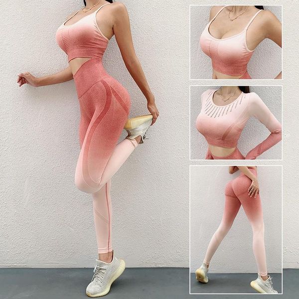 women's gym sports gym workout clothes athletic wear sports legging seamless fitness bra crop long sleeve fitness 3 pcs suit, White
women's gym sports gym workout clothes athletic wear sports legging seamless fitness bra crop long sleeve fitness 3 pcs suit, White