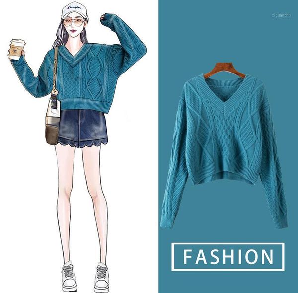 short fund sweater woman 2019 easy show thin autumn outfit v lead solid color pullover long sleeve sweater1, Black
short fund sweater woman 2019 easy show thin autumn outfit v lead solid color pullover long sleeve sweater1, Black