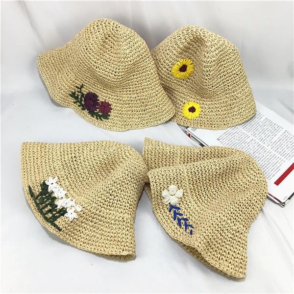 wide brim hats fashion handmade hat for girls bucket foldable umbrella raffia straw wholesale, Blue;gray
wide brim hats fashion handmade hat for girls bucket foldable umbrella raffia straw wholesale, Blue;gray