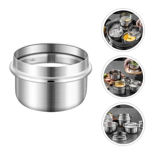 bowls 1pc stainless steel steamed egg bowl soup tableware with glass lid
bowls 1pc stainless steel steamed egg bowl soup tableware with glass lid