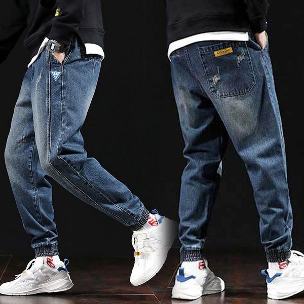 men's jeans 2021 autumn and winter harlan casual spring trousers loose, Blue
men's jeans 2021 autumn and winter harlan casual spring trousers loose, Blue