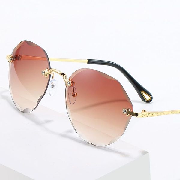 sunglasses rimless round frame women men double purple lens uv400 eye protection girl ladies fashion outdoor eyewear, White;black
sunglasses rimless round frame women men double purple lens uv400 eye protection girl ladies fashion outdoor eyewear, White;black