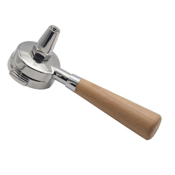 coffee filters stainless steel bottomless portafilter professional espresso machine wooden handle accessory
coffee filters stainless steel bottomless portafilter professional espresso machine wooden handle accessory