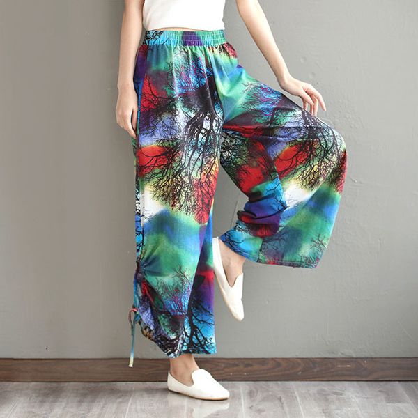 2021 new spring summer cotton linen national wind print women loose trousers casual plus size elastic waist pants lj2332 j2du, Black;white
2021 new spring summer cotton linen national wind print women loose trousers casual plus size elastic waist pants lj2332 j2du, Black;white
