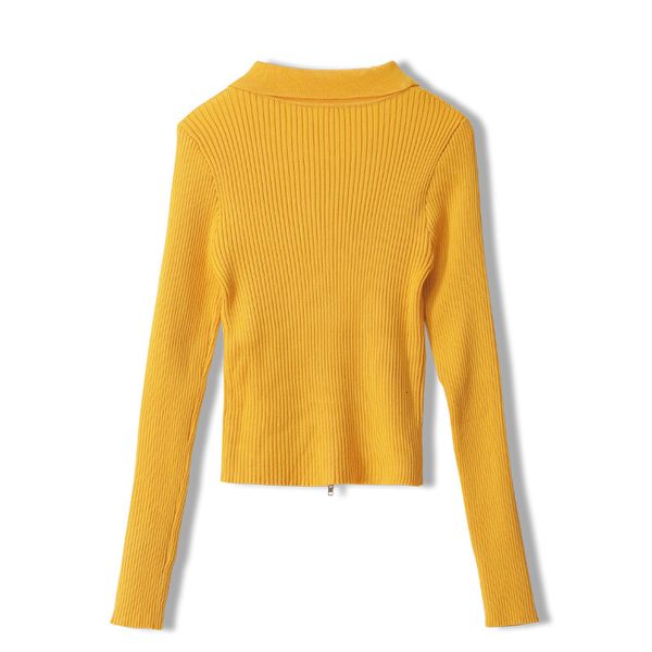 autumn female springtime turn collar sleeve sweater cardigans ta13024 eitg, White;black
autumn female springtime turn collar sleeve sweater cardigans ta13024 eitg, White;black