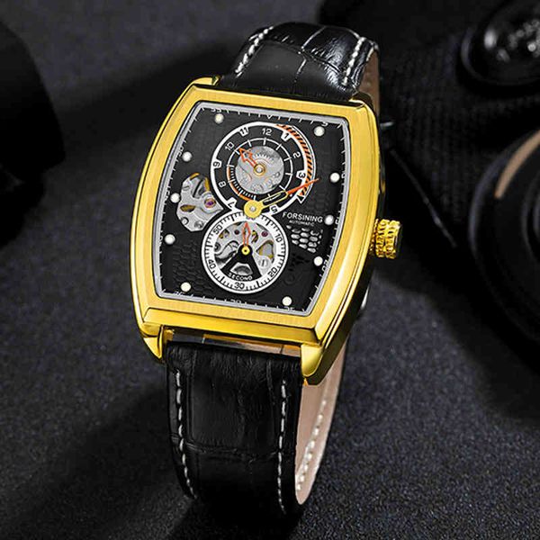 replacement 2021 men fashion two dial design unique watches luxury automatic mechanical montre homme casual sports clock, Slivery;brown
replacement 2021 men fashion two dial design unique watches luxury automatic mechanical montre homme casual sports clock, Slivery;brown