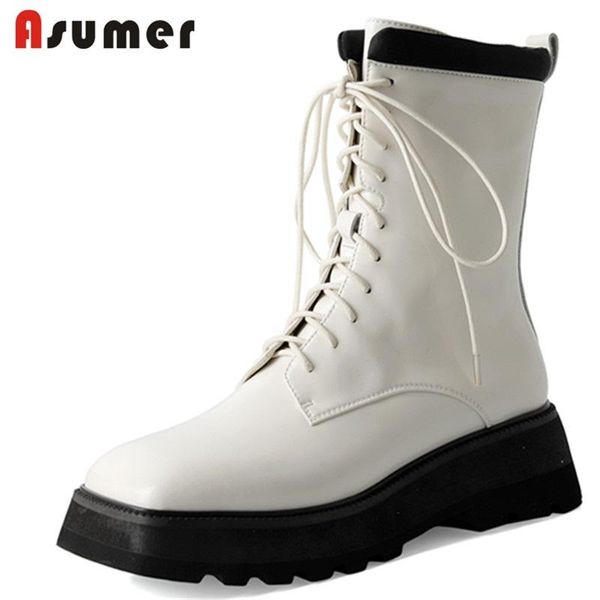 boots asumer fashion genuine leather shoes zipper cross tied ankle thick heels casual ladies winter quality, Black
boots asumer fashion genuine leather shoes zipper cross tied ankle thick heels casual ladies winter quality, Black
