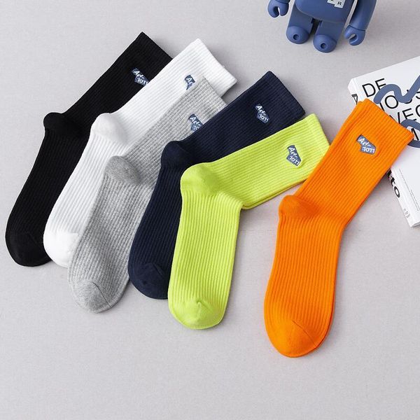 men's socks men sock 2021 fashion cotton bright neon crew casual breathable long letter sport for calcetines, Black
men's socks men sock 2021 fashion cotton bright neon crew casual breathable long letter sport for calcetines, Black