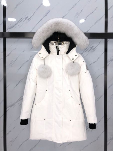 canadian winter scissors medium and long women's down et white duck thickened hooded, Black
canadian winter scissors medium and long women's down et white duck thickened hooded, Black