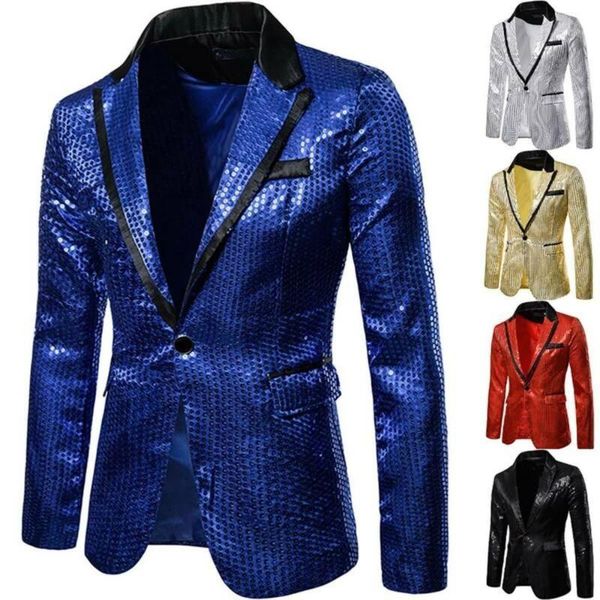 men's hoodies & sweatshirts men shining sequins tuxedo suit party coat one-button wedding jacket blazer top, Black
men's hoodies & sweatshirts men shining sequins tuxedo suit party coat one-button wedding jacket blazer top, Black