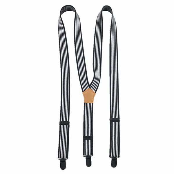 white black stripes suspenders braces y-back clip-on adjustable heavy duty braces fashion braces trouser clip on fancy dress, Black;white
white black stripes suspenders braces y-back clip-on adjustable heavy duty braces fashion braces trouser clip on fancy dress, Black;white