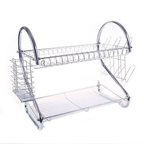 bathroom shelves large dish drying rack cup drainer 2-tier strainer holder tray stainless steel kitchen accessories ja55
bathroom shelves large dish drying rack cup drainer 2-tier strainer holder tray stainless steel kitchen accessories ja55